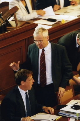 Stanislav Gross a Vladimír Špidla.