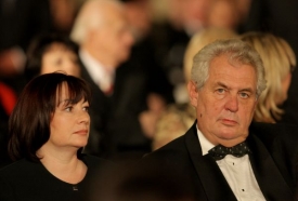 Miloš Zeman s chotí.