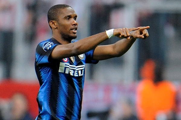 Samuel Eto´o byl u všech gólů Interu Milán. Samuel Eto´o byl u všech gólů Interu Milán.