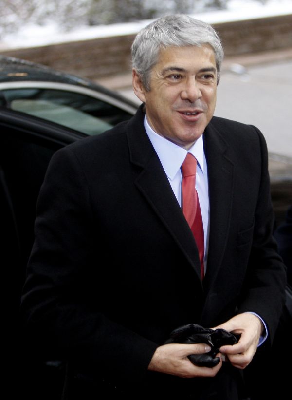 Předseda portugalské vlády José Sócrates.