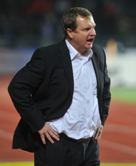 Kouč Plzně Pavel Vrba.