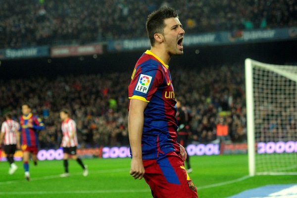 Ve španělské nominaci nechybí ani barcelonský kanonýr David Villa.