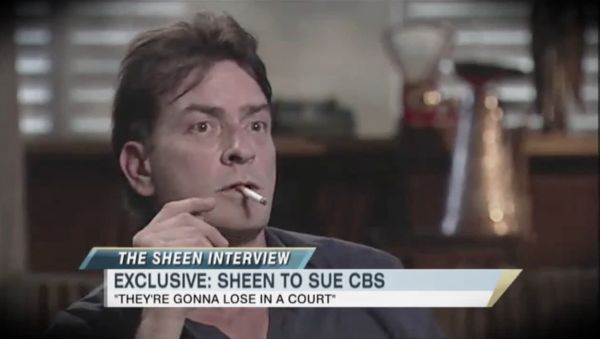 Charlie Sheen vyměnil televizní obrazovky za internetovou slávu.