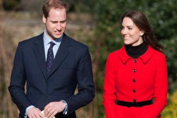 Princ William a Kate Middletonová.