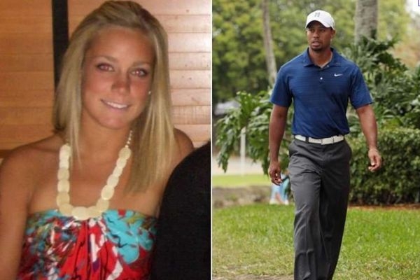 Tiger Woods a Alyse Lahti Johnstonová. Tiger Woods a Alyse Lahti Johnstonová.