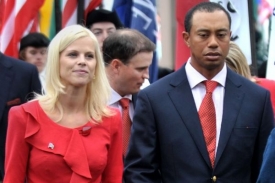 Tiger Woods s exmanželkou Elin.