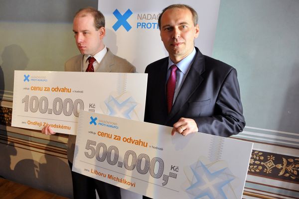 Ocenění Ondřej Závodský a Libor Michálek. Ocenění Ondřej Závodský a Libor Michálek.