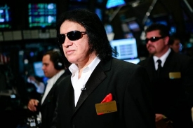 Gene Simmons na newoyrské burze.
