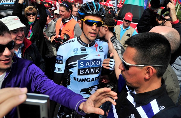 Contador vyhrál královskou etapu závodu Kolem Španělska. Contador vyhrál královskou etapu závodu Kolem Španělska.