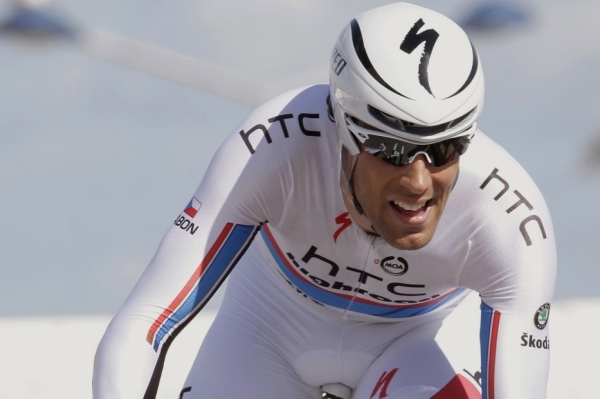 Cyklista František Raboň. 