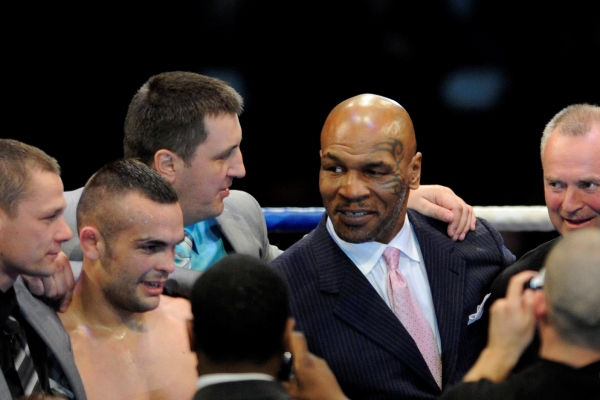 Legendární boxer Mike Tyson v Praze.
