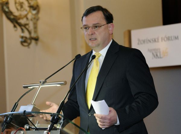 Premiér Petr Nečas.