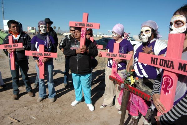 Protesty proti násilí na ženách, Ciudad Juarez.