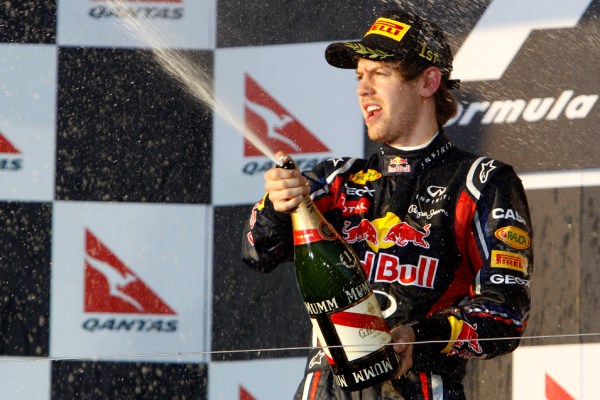Sebastian Vettel si mohl užít pocit vítězství hned v první VC nové sezony.