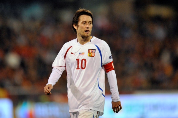 Kapitán české reprezentace Tomáš Rosický.