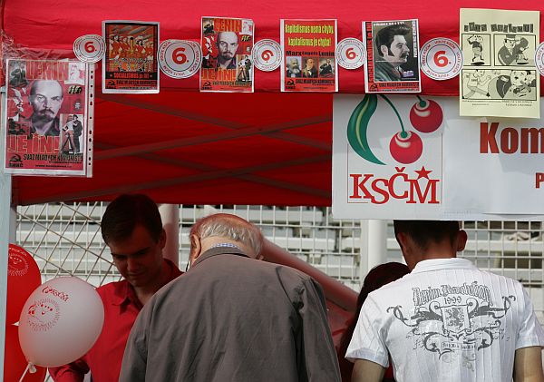 Oslava 1. máje v podání KSČM.