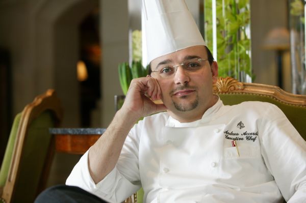Andrea Accordi, šéfkuchař restaurace Allegro. Andrea Accordi, šéfkuchař restaurace Allegro.