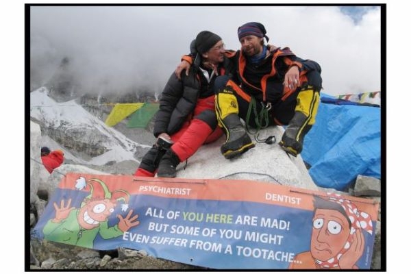 Pavel Bém na Everestu.