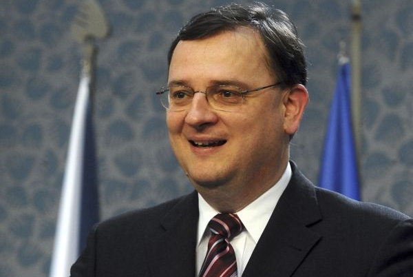 Premiér Petr Nečas. Premiér Petr Nečas.