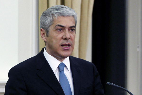 Úřadující premiér Portugalska José Sócrates. Úřadující premiér Portugalska José Sócrates.