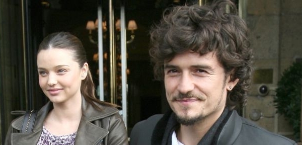 Miranda Kerrová a Orlando Bloom. Miranda Kerrová a Orlando Bloom.
