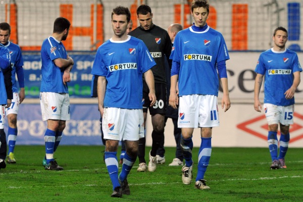 Smutek fotbalistů Ostravy.