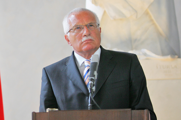 Prezident Václav Klaus. Prezident Václav Klaus.