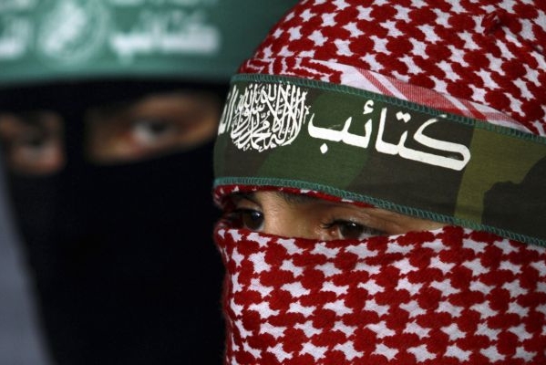 Členové palestinského hnutí Hamas. Členové palestinského hnutí Hamas.