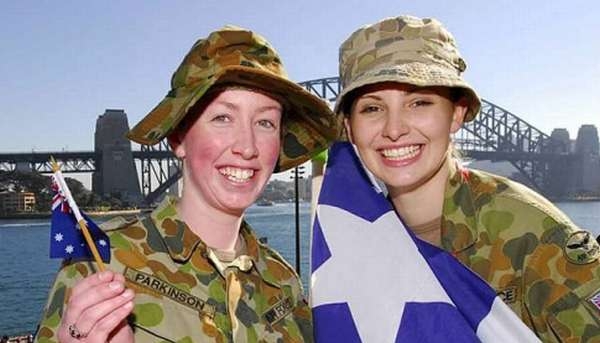 Australské vojákyně - příště už na zteč. Australské vojákyně - příště už na zteč.