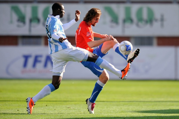 Momentka z utkání Plzeň - Mladá Boleslav.