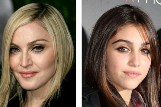 Madonna s dcerou Lourdes. Madonna s dcerou Lourdes.