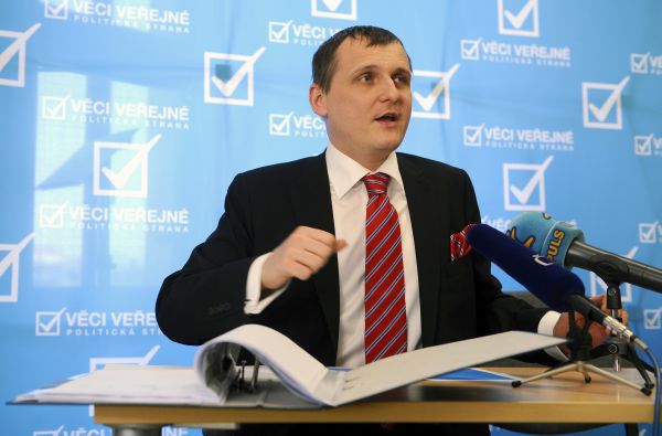 Vít Bárta, faktický šéf Věcí veřejných. Vít Bárta, faktický šéf Věcí veřejných.