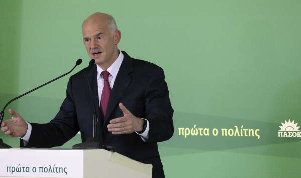 Jorgos Papandreu, řecký premiér.