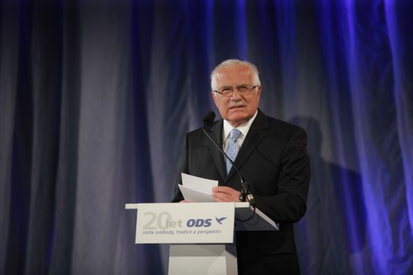 Prezident Václav Klaus.