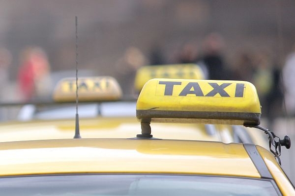Žluté taxi, newyorský symbol. Žluté taxi, newyorský symbol.