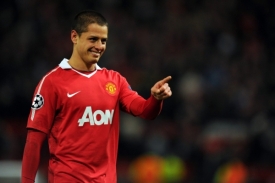 Javier Hernandéz nosí dres se svou přezdívkou "Chicharito".