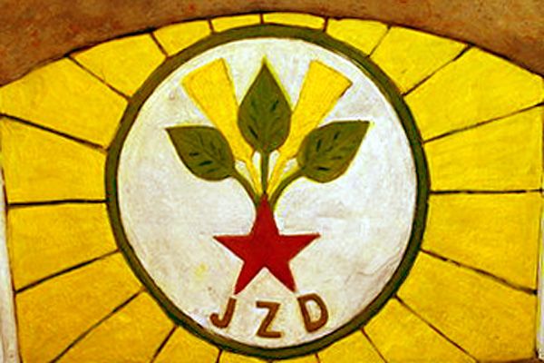 Jednotné zemědělské družstvo Rudá hvězda.