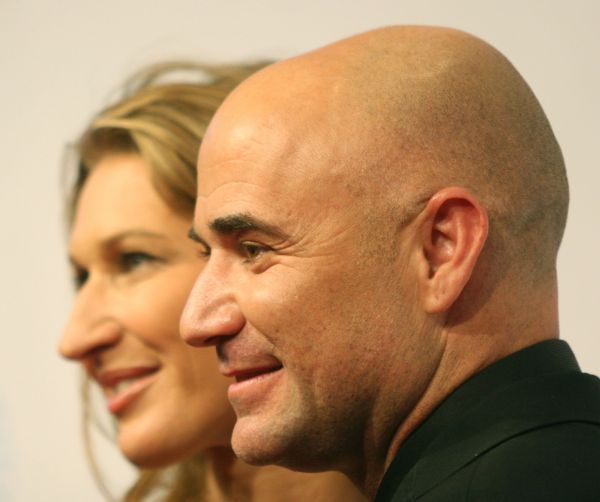 André Aggasi a Steffi Grafová. André Aggasi a Steffi Grafová.