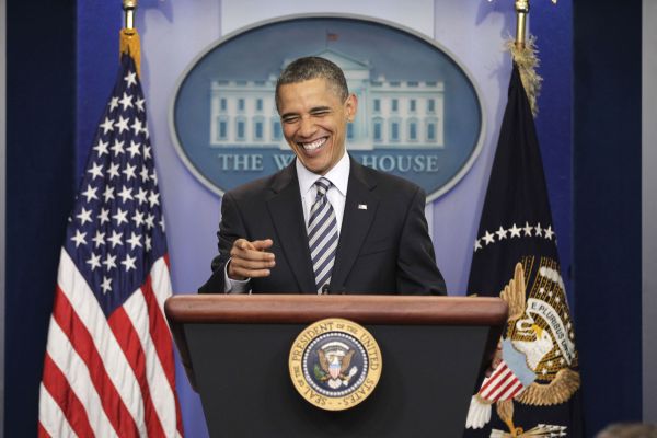 Americký prezident Barack Obama. Americký prezident Barack Obama.