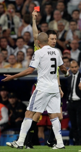 Zápas rozhodlo sporné vyloučení Pepého.