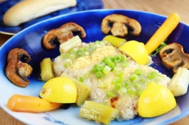 Halibut a la Alice Toklas.