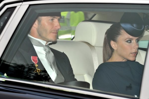 David Beckham s manželkou Victorií. David Beckham s manželkou Victorií.