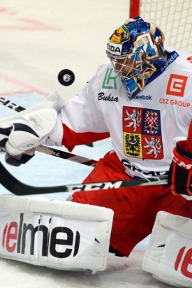 Česká jednička Ondřej Pavelec.