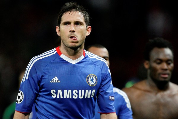 Střelec prvního gólu Chelsea Frank Lampard.