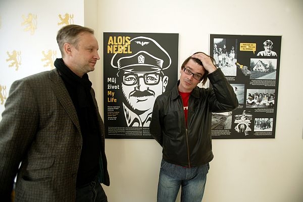 Jaromír Švejdík a Jaroslav Rudiš.