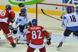 Jaromír Jágr se mohl radovat z premiérové branky na turnaji.