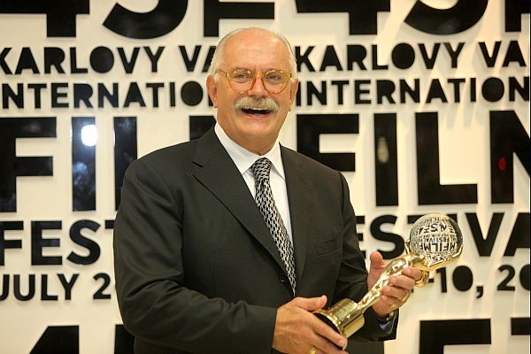 Nikita Michalkov vloni na MFF v Karlových Varech.