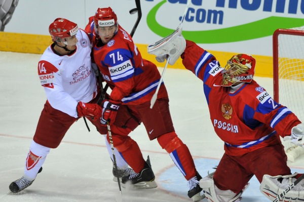 Hokejisté Ruska měli s Dánskem hodně práce. Hokejisté Ruska měli s Dánskem hodně práce.