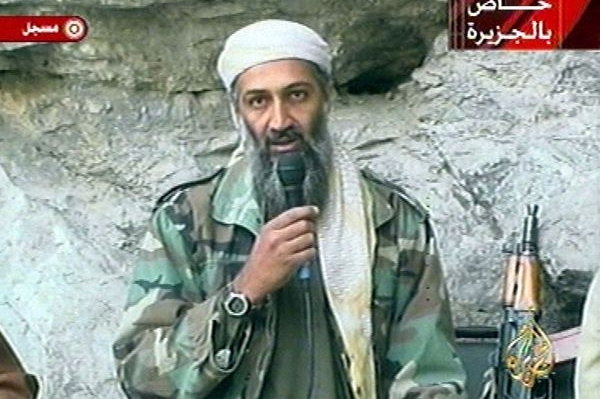 Usáma bin Ládin.