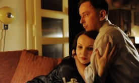 Hlavní hrdinové filmu Protektor: Marek Daniel a Jana Plodková.